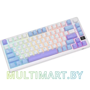 Клавиатура Royal Kludge RK-M75 RGB Taro Milk (RK Silver) картинка 5